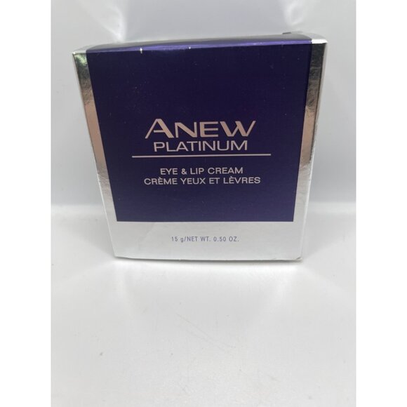 Avon Anew Platinum Eye and Lip Cream 15 ml - Picture 1 of 2